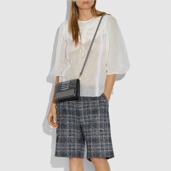 Dreamer Convertible Crossbody In Colorblock Snakeskin ♥ Brass/Heather Grey Multi - Picture 9 of 13